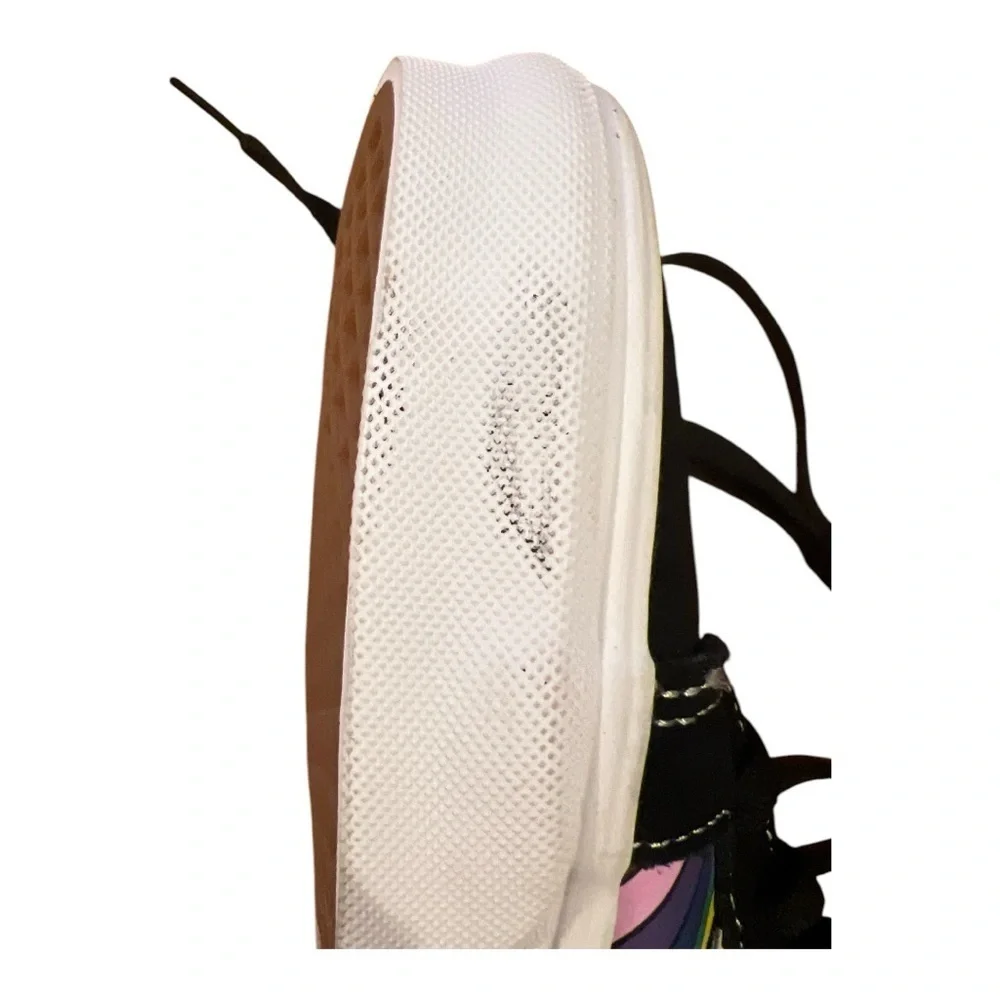 Vans Black and Multicolor High-Top Sneakers‎